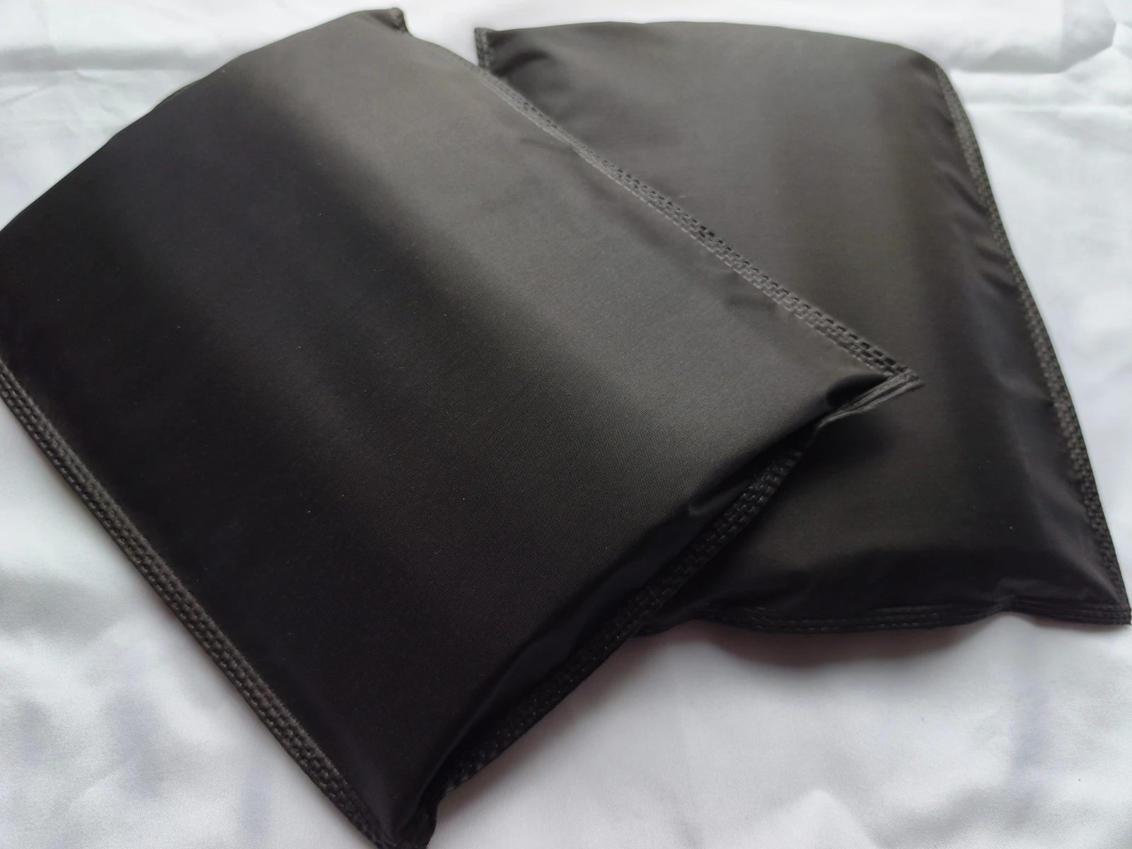 NIJ IIIA 3A 0101.06  Soft Armor Panel Ballistic Vest Bulletproof Board Side Waist Plate 2pcs 6"x8" 6"x6"