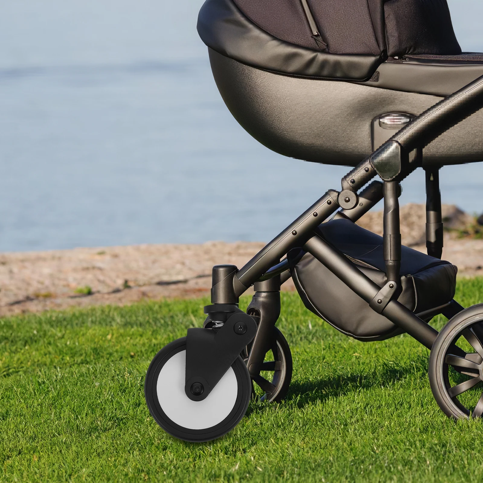 

Stroller Wheels Casters for Walkers Baby Replacement Accessory Metal Spare Cart