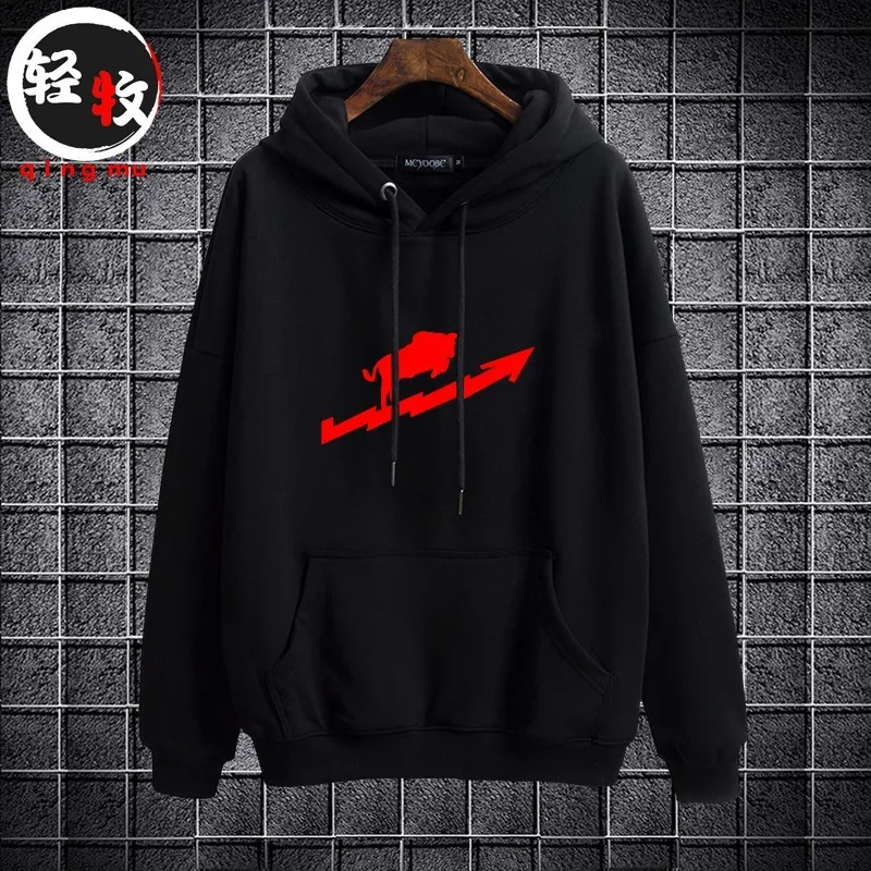 

Толстовка с длинными рукавами и капюшоном в стиле Street Market, молодежная модная толстовка с принтом, повседневная одежда для весны, осени и зимы, свободный крой