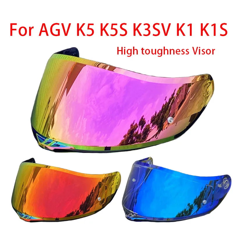 

Козырек K3SV для AGV K5S K5 K3SV K1 K1S Visera Casco Moto, солнцезащитный козырек с гальваническим покрытием, защита от ультрафиолета, шлем, аксессуары, козырек