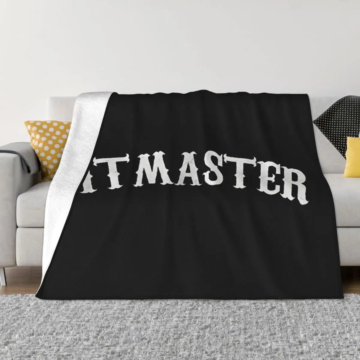 Bbq Pitmaster Chef Dad Fathers Day Funny Black Vintage Gift Men Fresh Design Retro Throw Blanket