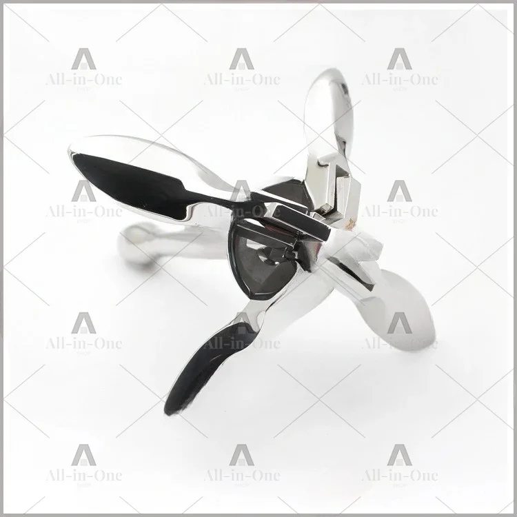 Folding umbrella anchor 316 stainless steel mirror polished yacht boat anchor spot yacht accessories