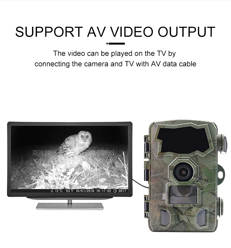 H888 Night Vision WIFI Tracking Hunting Camera 2.4-inch TFT Color Screen 32MP 4K WIFI Wildlife Trail Camera Surveillance Hunting