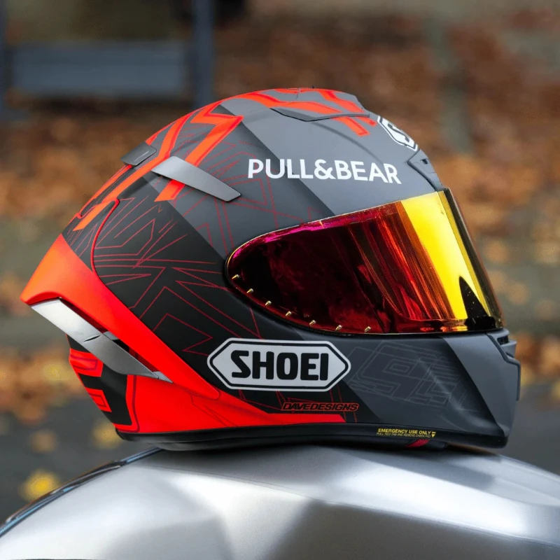 Shoei X-Spirit 3 Full Face Street Motorcycle Helmet Shoei X-14 X-Fourteen A Marquez Black Concept 2.0 TC-1 Helmet