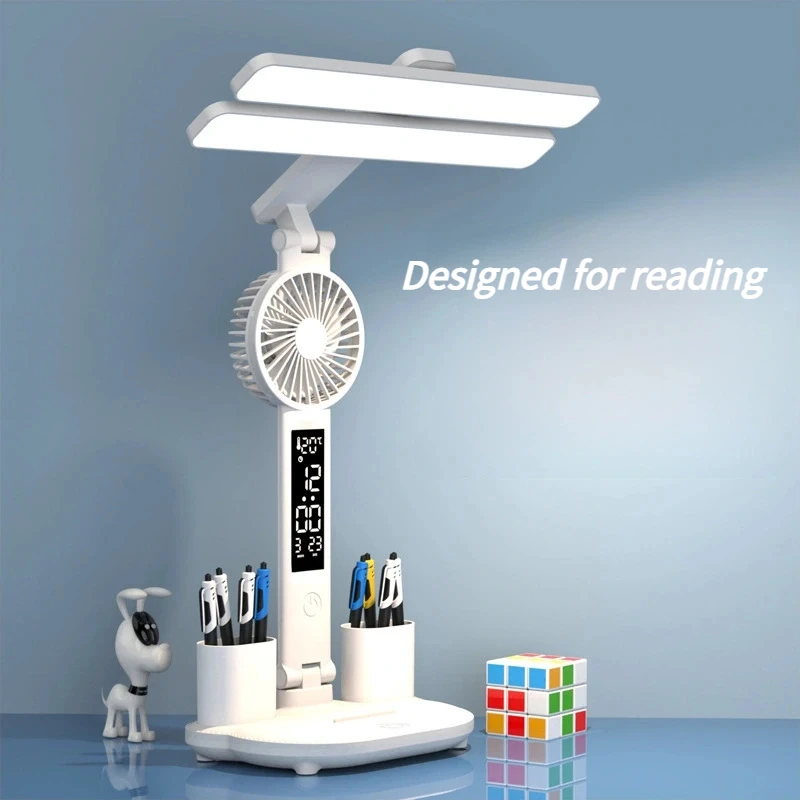 

Eye Protection Desk Lamp Led Folding Charging Learning Student Dormitory Intelligent Desk Lamp Bedroom Reading Desk Available