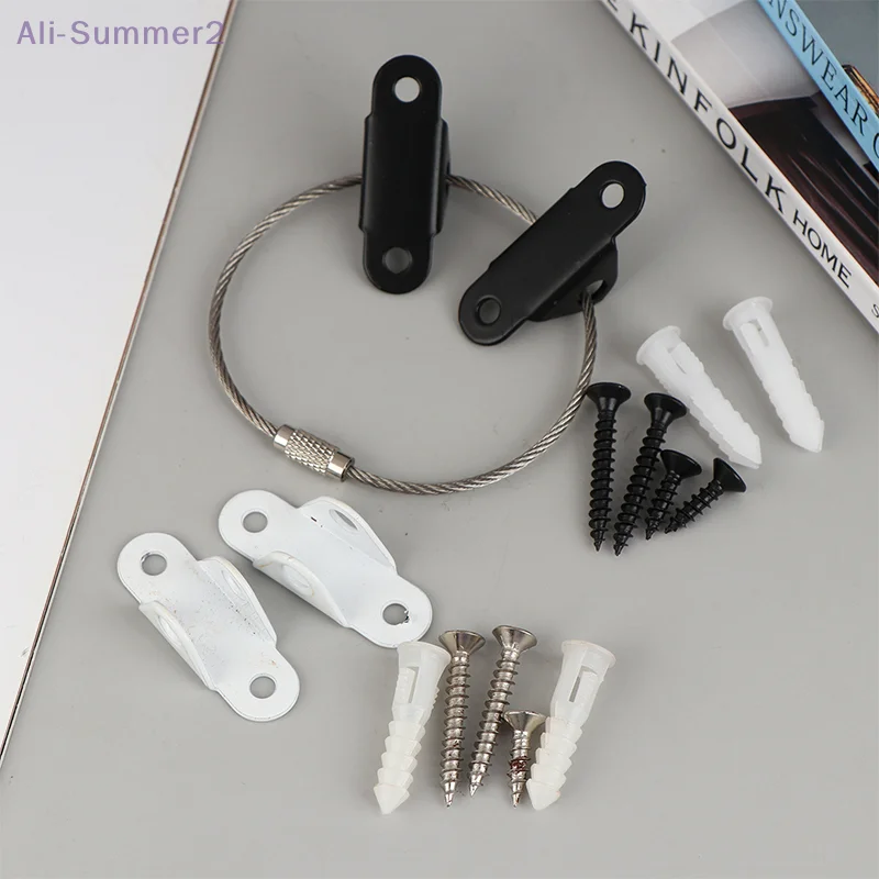 {MX} مجموعة واحدة من مراسي الأثاث المضادة للطرف من الفولاذ المقاوم للصدأ لحزام الزلازل للتدقيق على مثبتات رف الكتب والأثاث على الحائط #6