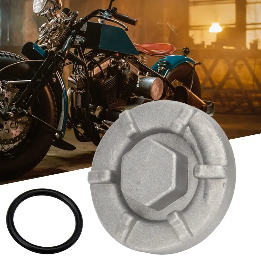 for Yamaha Aluminum Alloy Motorcycle Oil Drain Screw with O-ring Fit Modification Accessories Fuel Tank Cap Refitting Silver