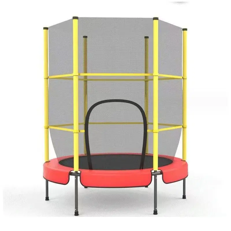 

Colorful Indoor Mini Trampoline for Kids Family Home Safety Net Jumping Bed for Kids Parties