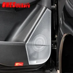 For Mercedes Benz GLE ML GLS GL Class W166 X166 2012-2019 Car Door Loudspeaker Window Triangle Tweeter Audio Speaker Cover Trim