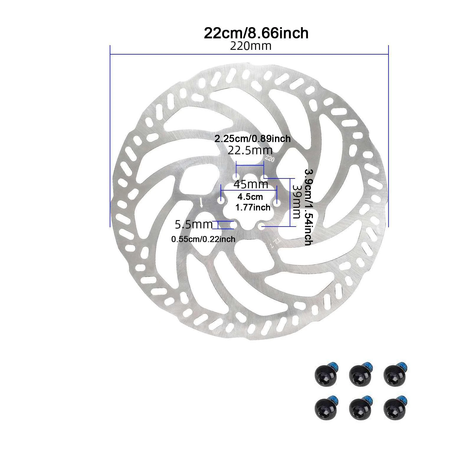 220mm 2.3mm Thick Components Multi-scenario High Performance Easy to Replace Motorcycle Disc Brake Rotor for Talaria x3 MX3