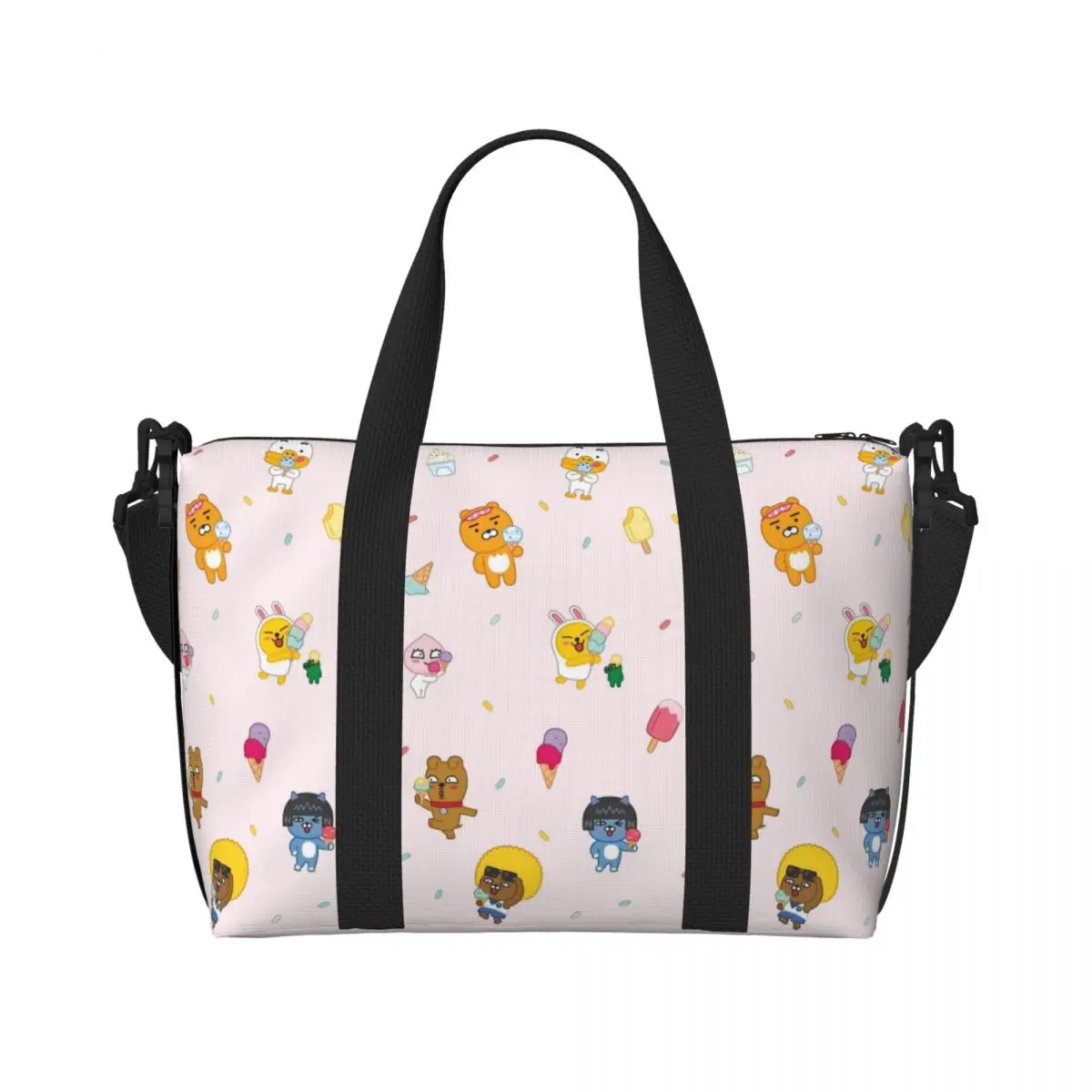 

Изготовленная на заказ сумка-тоут K-Kakaoed для женщин большой емкости аниме тренажерный зал пляжная дорожная сумка через плечо