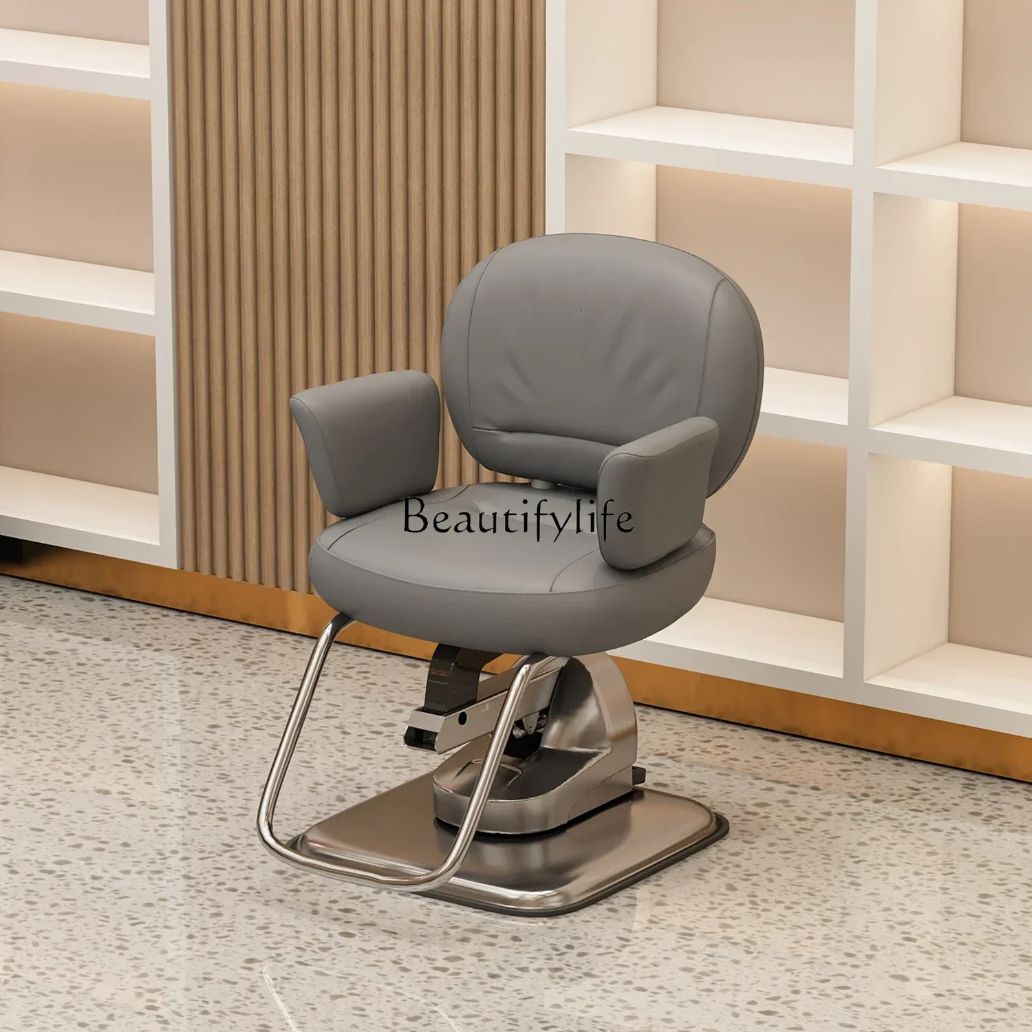 كرسي صالون عالي الجودة لصالونات التجميل الكهربائية لرفع الشعر وصبغ وتجعيد مقعد قص الشعر