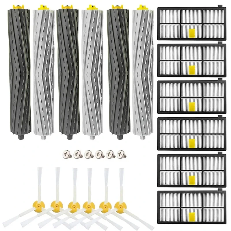 

For iRobot Roomba Parts Kit Series 800 860 865 866 870 871 880 885 886 890 900 960 966 980 Main Side Brush Hepa Filter