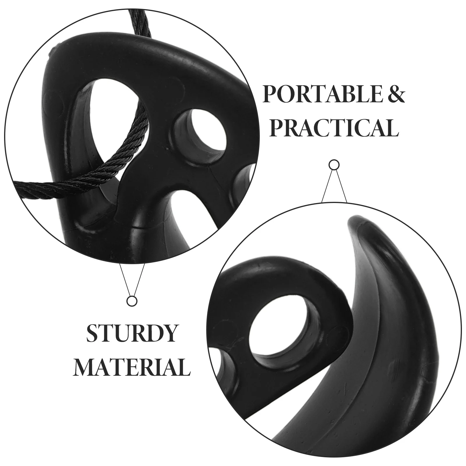 

2Pcs Flying Disc Clip Small Portable Compact Durable Wear-Resistant Plastic Disc Carrier Outdoor Holder Convenient Clamp