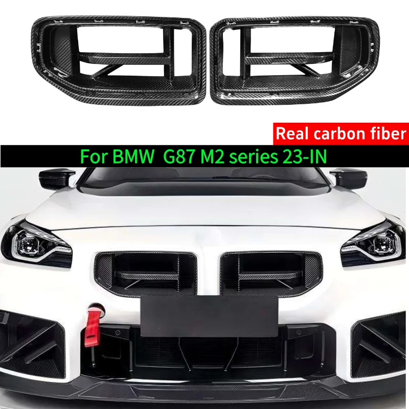 

OEM BMW M2 G87 3K Dry Carbon Fiber CS Style MP Replacement Front Grille Front Bumper Upgrade Kit 23-NI