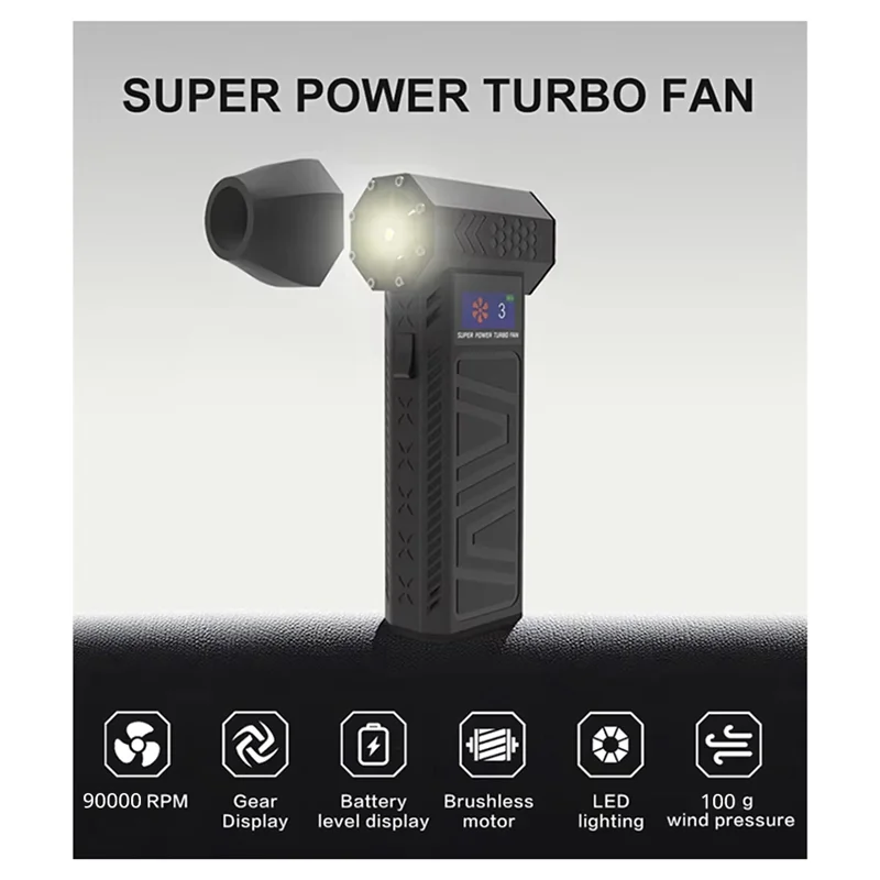 A15R -New X3-M Turbo Jet Fan Powerful Air Blower Adjustable Wind Speed Blower Brushless Motor