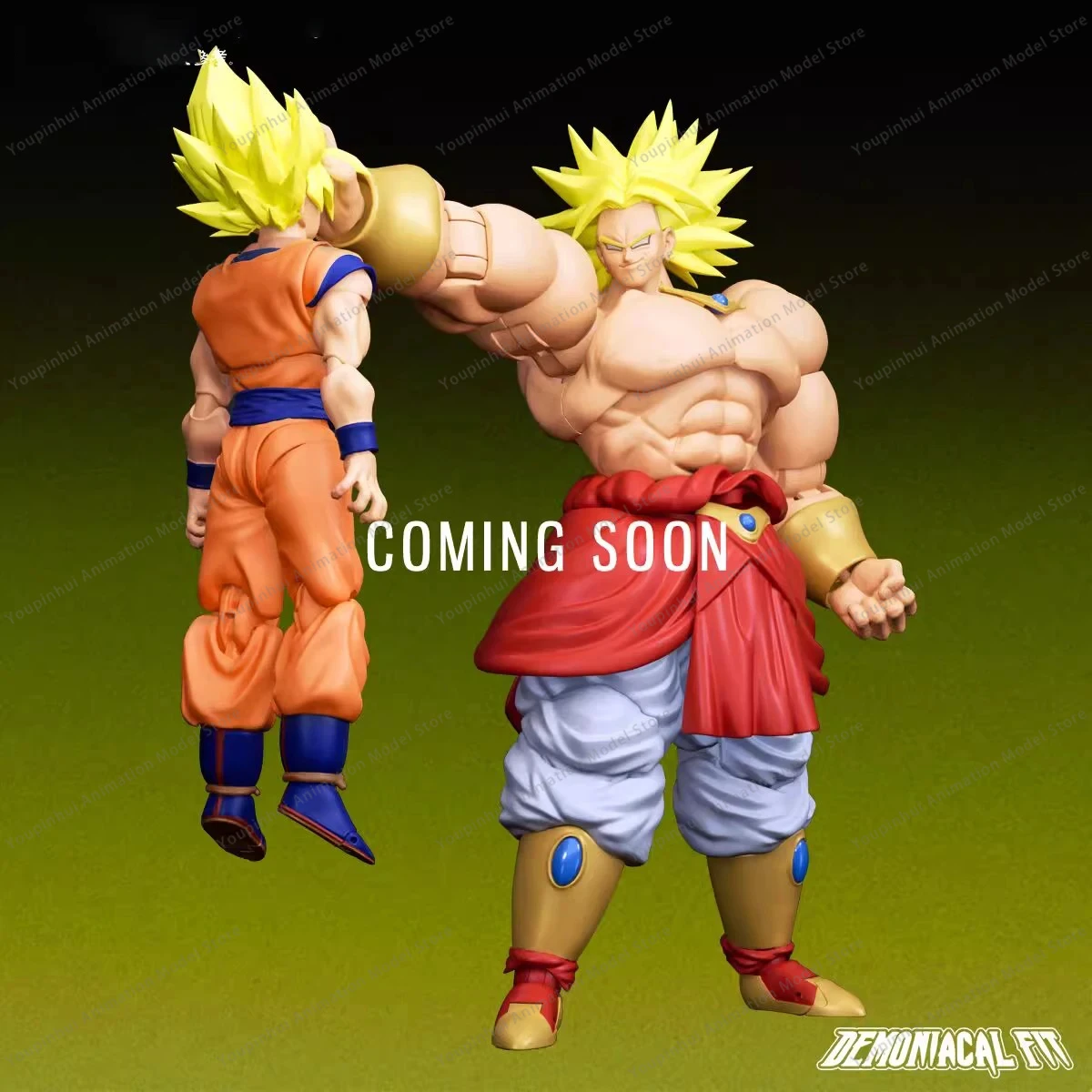 19cm Demoniacal Fit Legendary Berserker Broli Super Saiyan Action Figures Dragonball Anime Figurine Model Christmas Toy Gift