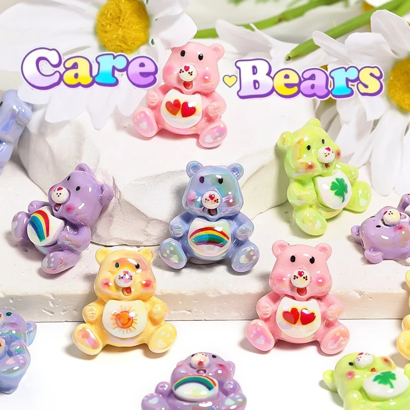 

Популярный аниме-уход, медведь, бусина с вертикальным отверстием, УФ-покрытие, смола, ручная работа, брелок «сделай сам», цепочка для телефона, аксессуары, материалы