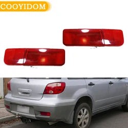Rear Bumper Refllector Lights For Mitsubishi Outlander 2004 2005 2006 Rear Fog Light Fog Lamp tail light brake lamp