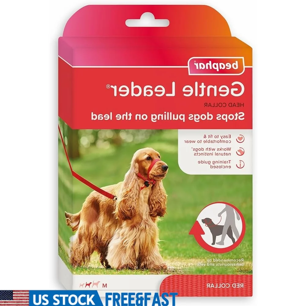 

Gentle Leader Head Collar No Pull Training Solution Medium Dogs Easy Control Comfortable Design Walk Stress-Free