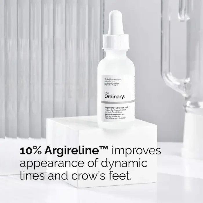 Argireline Solution 10% for Reducing Fine Lines Improves The Appearance of Facial Areas Prone To Developing Dynamic Folds