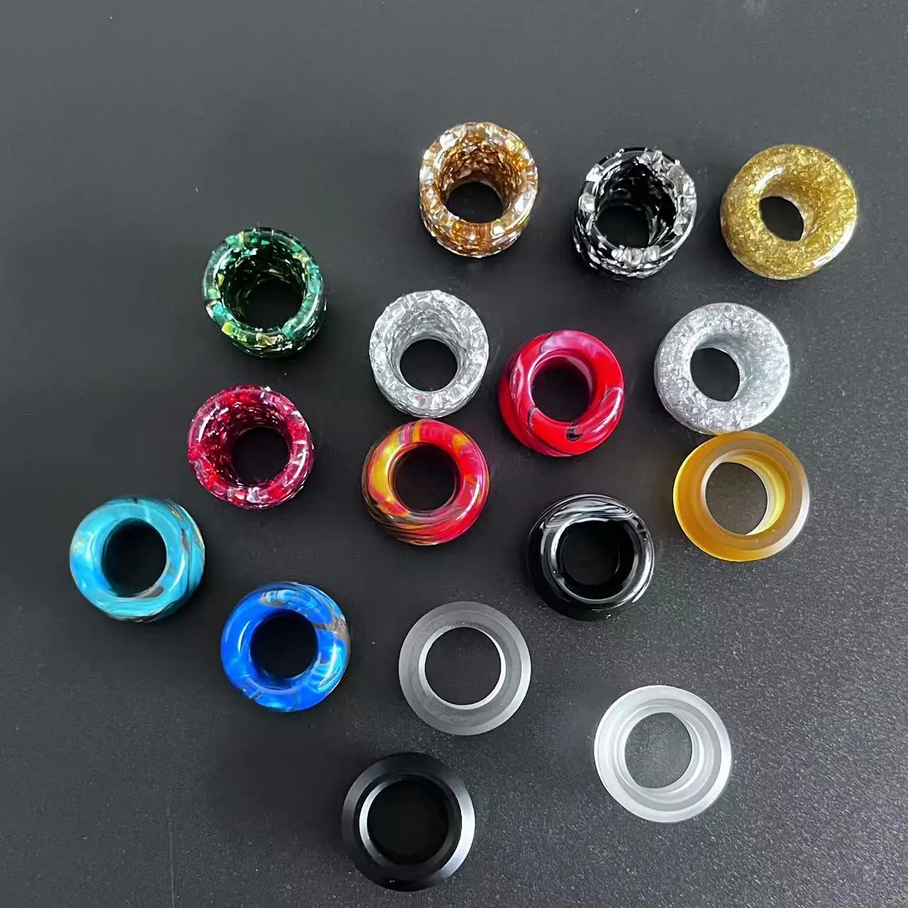 

810 Thread Colorful Tip Resin Material For Mouthpiece 12.5mm Wide Bore Dripper Nozzle Anti Scald Straw Joint Hand Repair Tools