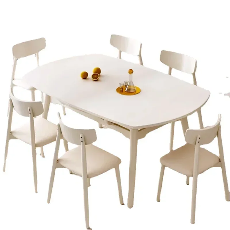 Breakfast Modern Dining Table White Industrial Luxury Design Dining Table Nordic Minimalist Mesas De Jantar Home Furniture