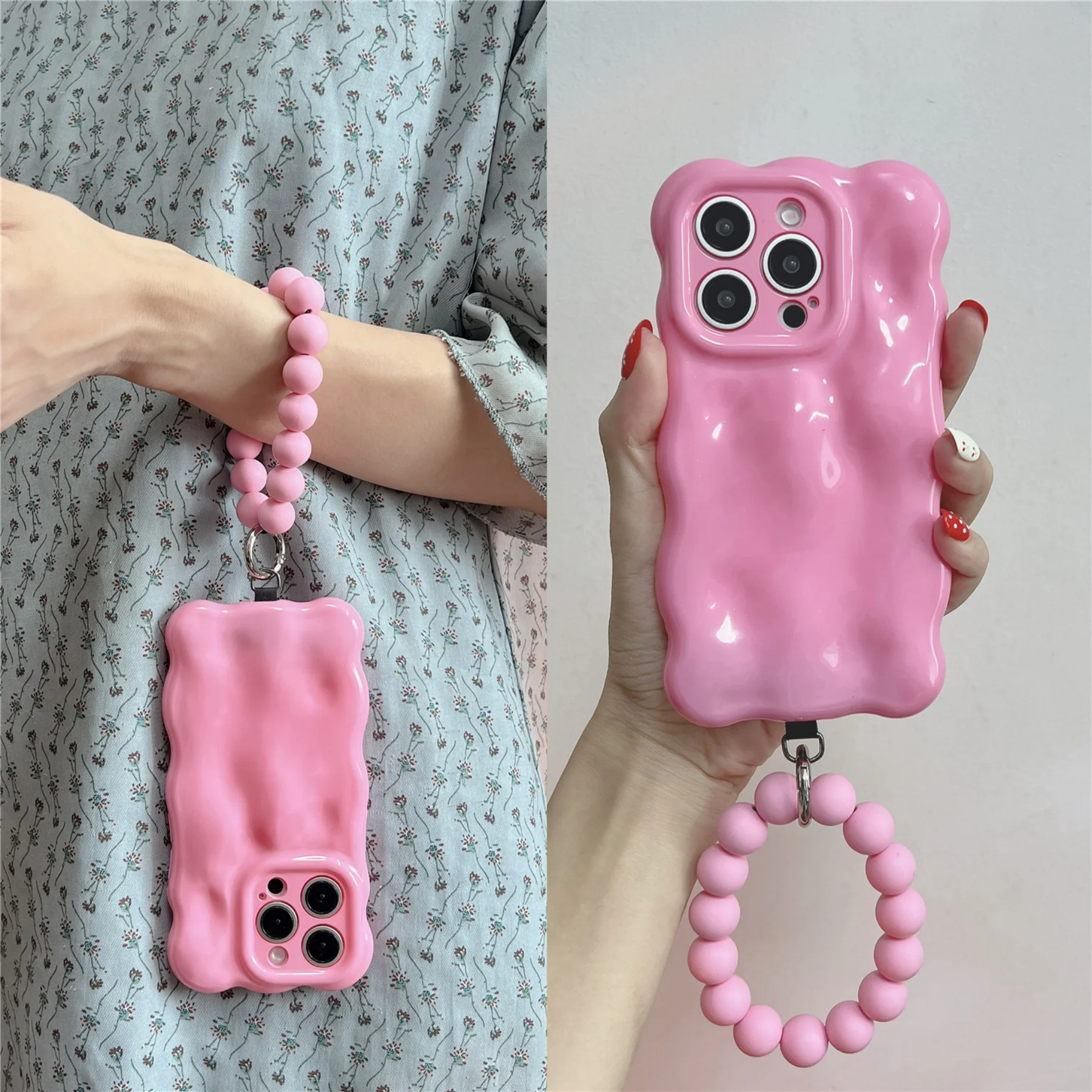 Cute Wave Edge Rose Red Bubble - Phone Cases Redbubble 评论和价格