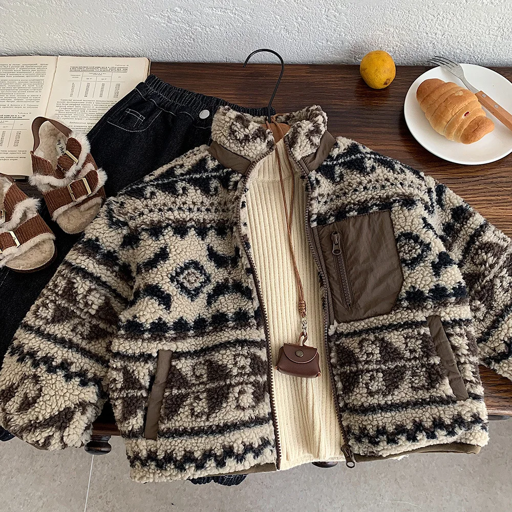 

Winter Children's Jacket Boys' Korean Version Fashion and Comfortable Coat Kids Outwear Keep Warm Top Clothes