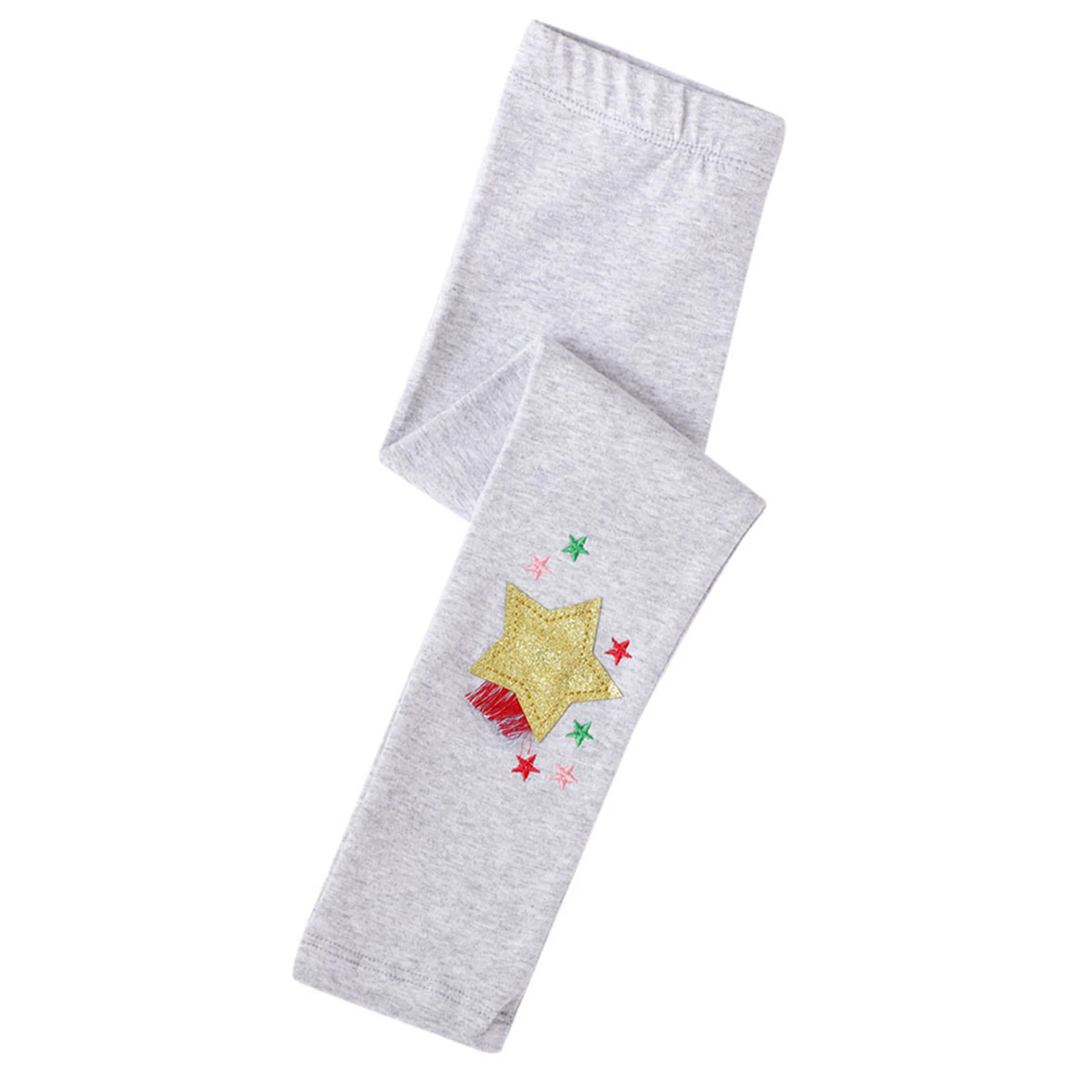 

Girls Pants Toddlers' Leggings Fashion Cute Printed Stretch Basic Bottoming Comfortable High Waisted Bodysuit Trousers For Girl