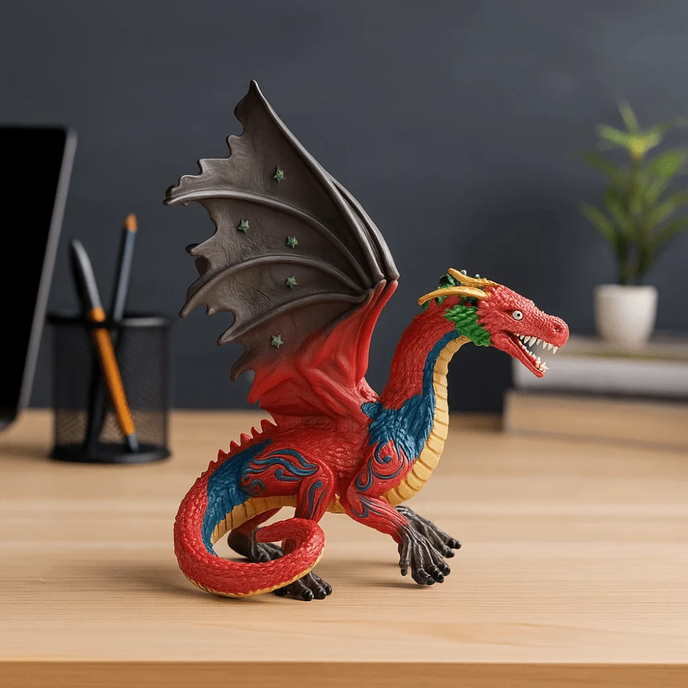 Simulation Warcraft Drache Mythische Kreaturen Spielzeug PVC Statue Mythos Drachen Figuren Tiere Figur Handwerk Drachen Tier Modell