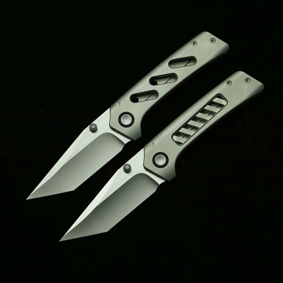 LEMIFSHE New 154CM Steel Titanium Alloy Handle Ceramic Bearing Outdoor Camping Survival Pocket EDC Tool Knife - view 2