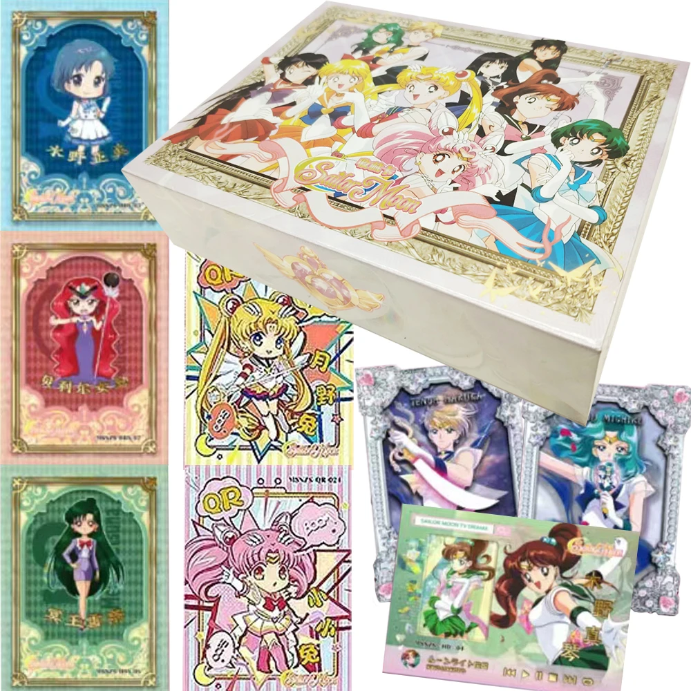 

Magical Fantasy Anime Sailor Moon Collection Cards Beautiful and Charming Girls Limited Edition Diamond Inlaid Cards Toys Gifts