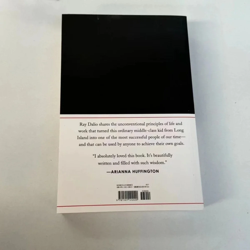 #1 Bestseller Book in English Paperback Life and Work Principles By Ray Dalio Business Management Books