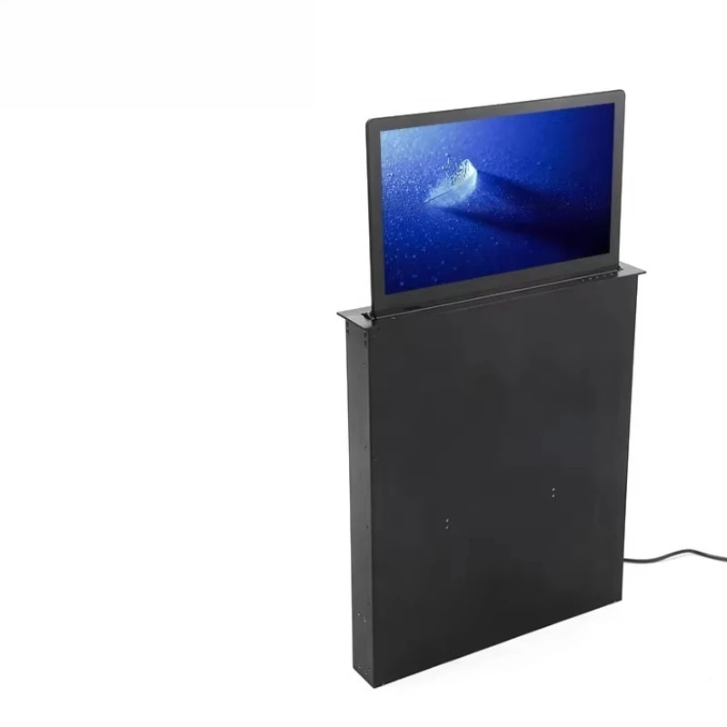 

Hot Selling Lcd Office Electric Retractable Desk With Hidden Motorized Lift