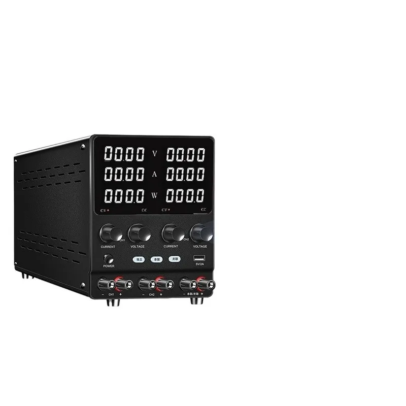 Laboratory Bench Use Dual Channel DC Regulated Power Supply One Key Series Parallel Adjustable Switching Source 30V 20A High