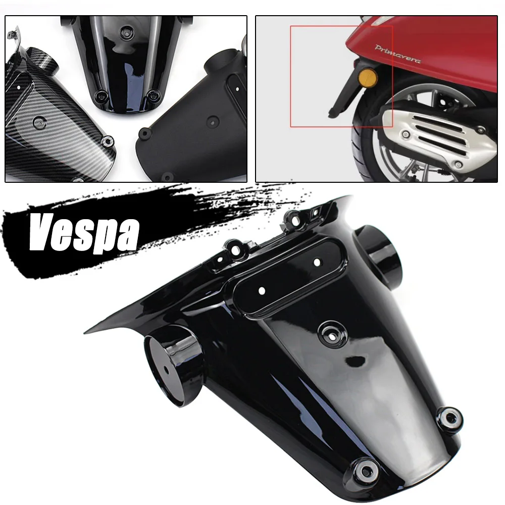 Motorcycle Rear Splash Guard Licence Plate Fender for Vespa Sprint Primavera 150