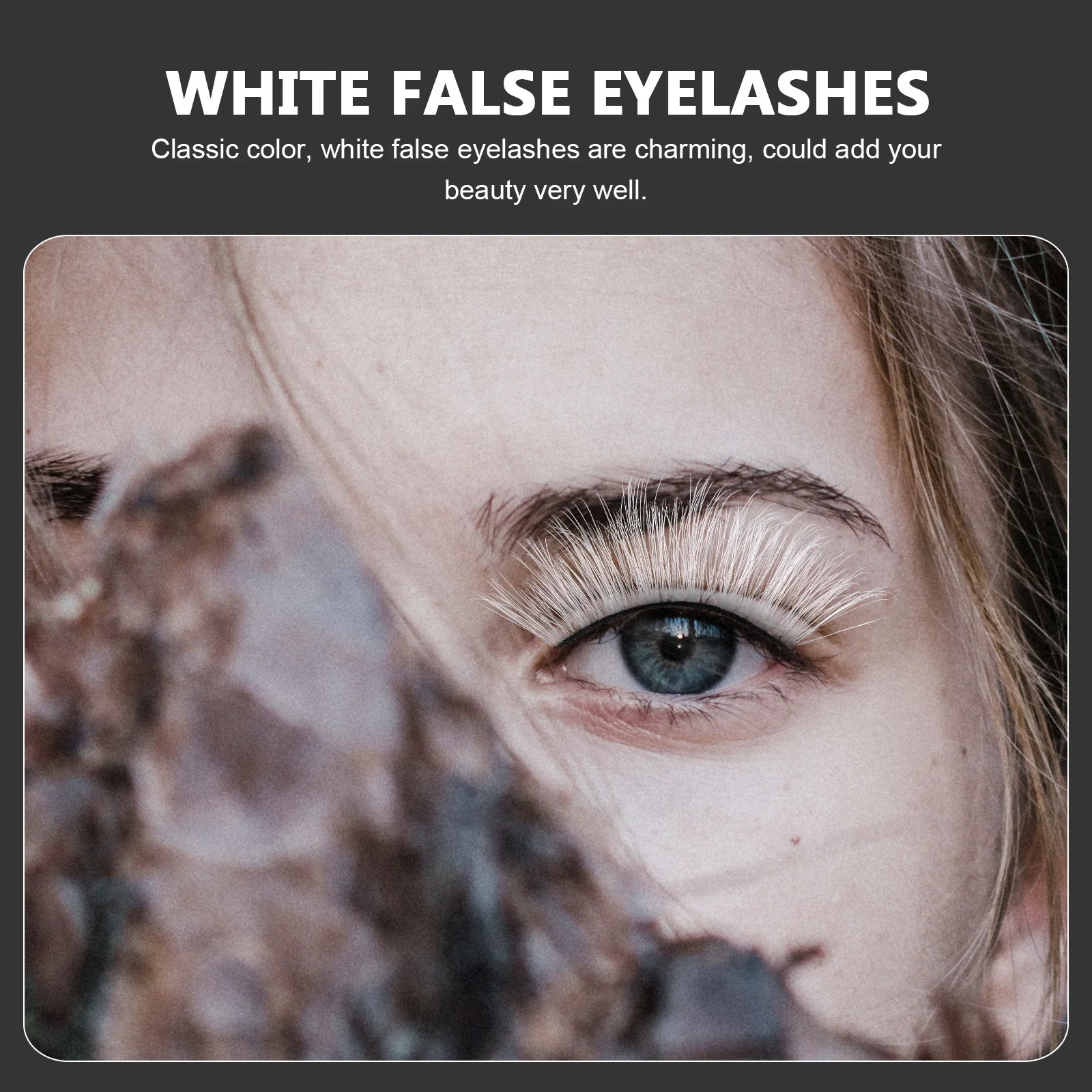 7 paar witte valse wimpers natuurlijke look nepwimpers voor cosplay party vrouwenwimpers nepwimpers