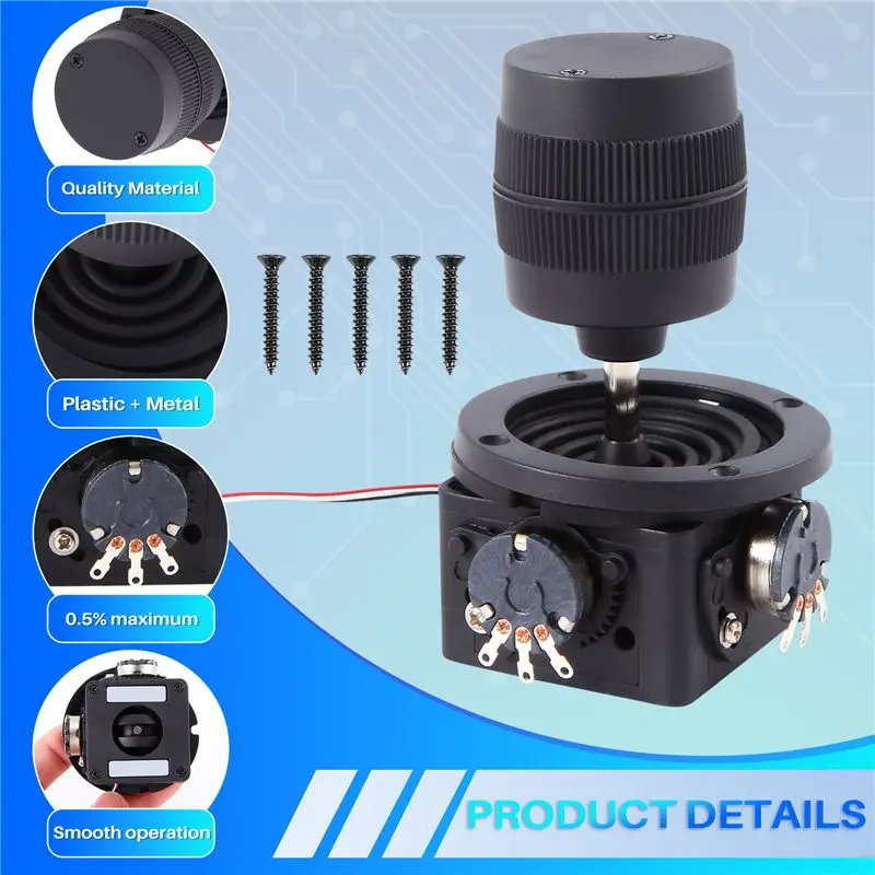 3-Axis Joystick Potentiometer R300B-M2 5K 3D Security Yuntai Control Ball Machine Keyboard Monitor Joystick
