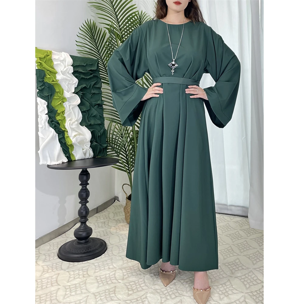 

Dubai Abaya Casual Muslim Women Long Sleeve Maxi Dress Eid Party Ramadan Kaftan Islam Arab Robe Femme Musulmane Turkey Jalabiya