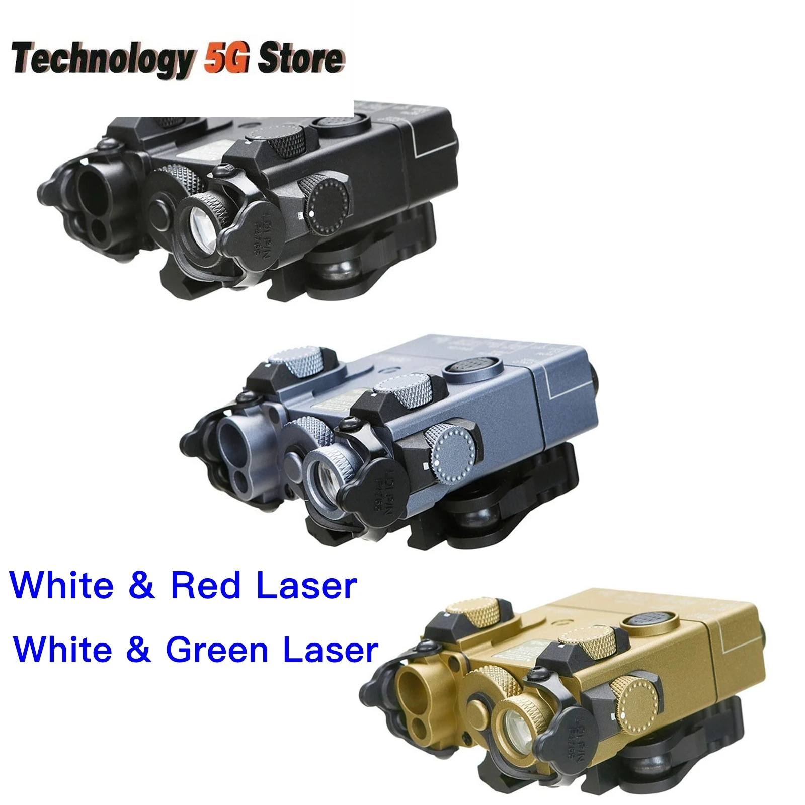 

SOTAC-GEAR DBAL-A2 PEQ15 Metal Full Function A2 LED Outdoor Flashlight IR Laser Light (White & Red) / (White & Green)