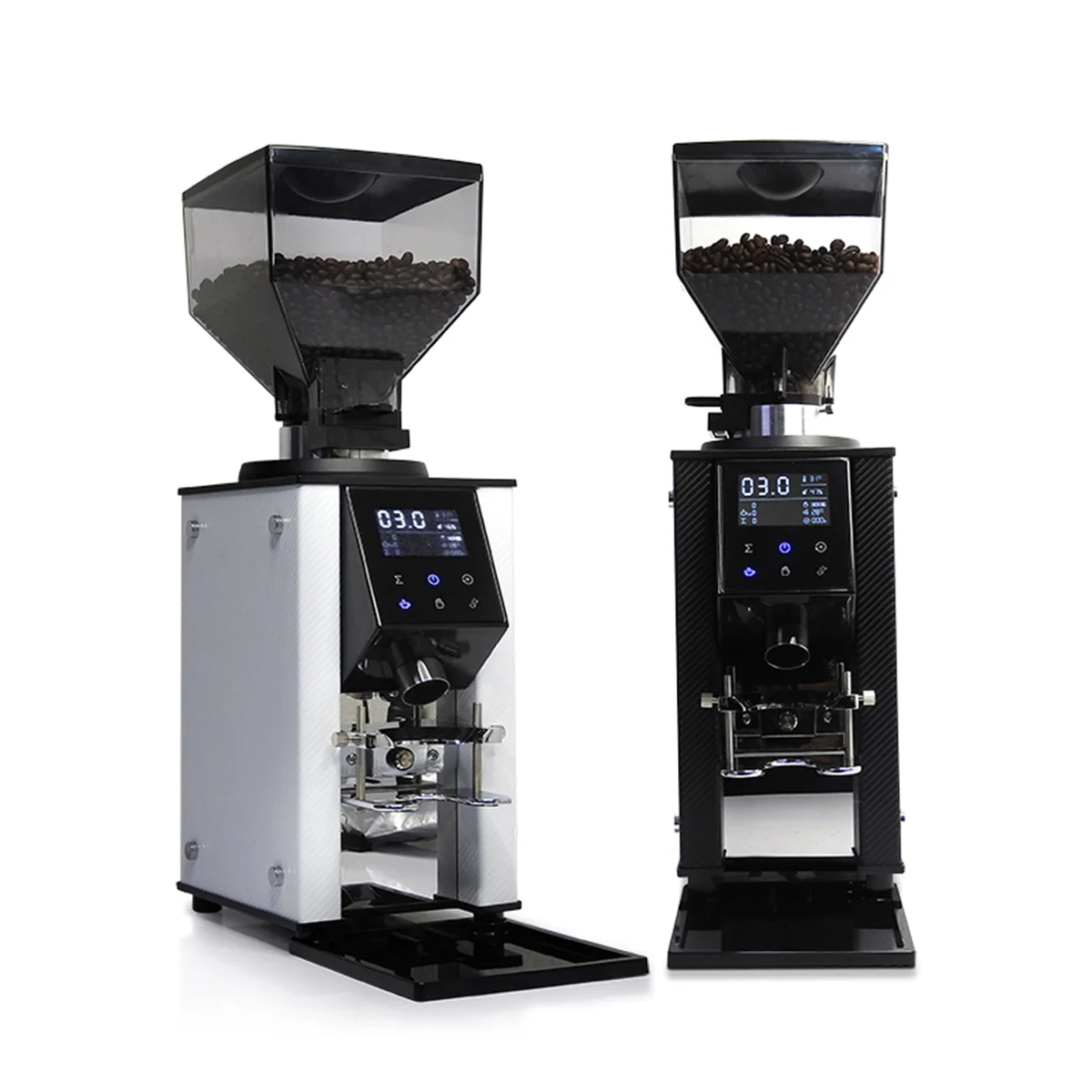 

Профессиональная коммерческая кофемолка ZF64P, хит продаж, с бункером на 1000 г, плоские жернова из нержавеющей стали, размер 64 мм, электрическая, для кафе и отелей