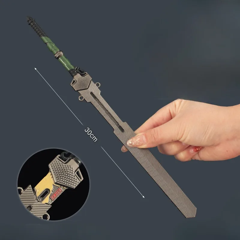 ใหม่ 30 ซม.A Arena Breakout เกมอุปกรณ์ต่อพ่วงยุทธวิธีดาบรุ่นของเล่นเครื่องประดับคอลเลกชันของขวัญงานฝีมือของเล่นเด็ก