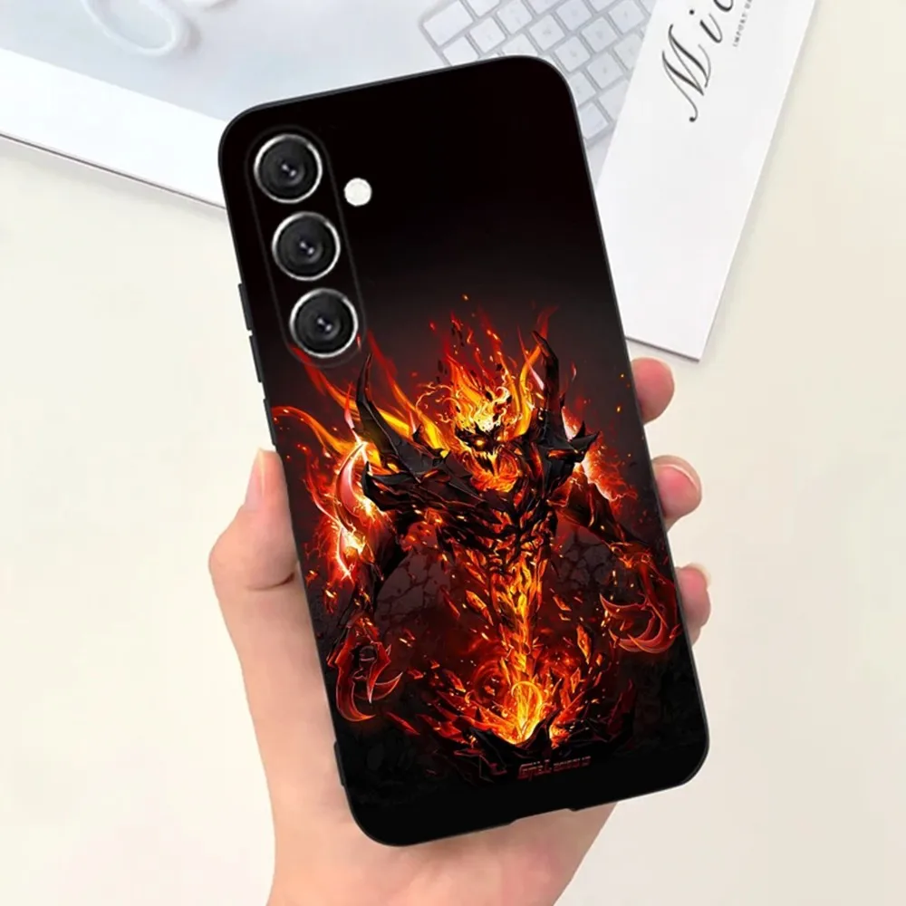 حافظة هاتف D-Dota 2 الرائعة لهاتف سامسونج S25، S24، S21، S22، S23، S30، Ultra، S20، Plus، Fe، Lite، Note، 10,9,5G غطاء أسود #2