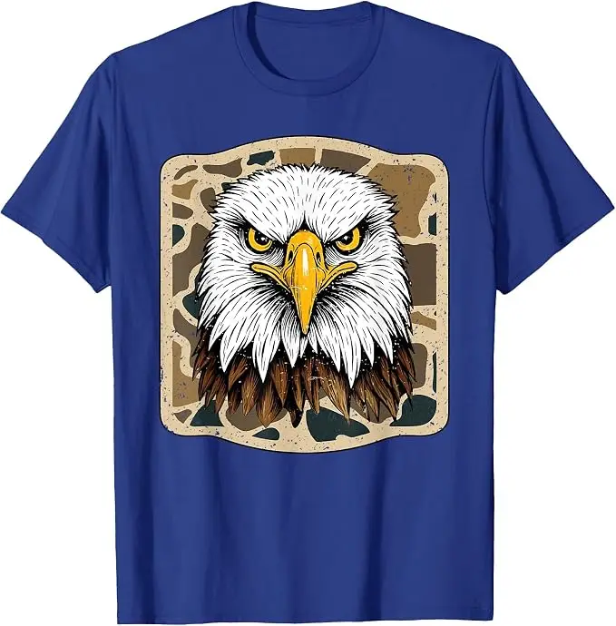 Eagles Camo Football Game Day Schul-Maskottchen Team Spirit T-Shirt Y2k Schul-Football-Team Spirit Kleidung Weiches Baumwoll-Grafik-T-Shirt – Detail 12