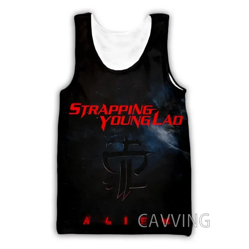 CAVVING 3D Printed  STRAPPING YOUNG LAD Rock  Tank Tops Harajuku Vest  Summer Undershirt Shirts Streetwear for Men/women