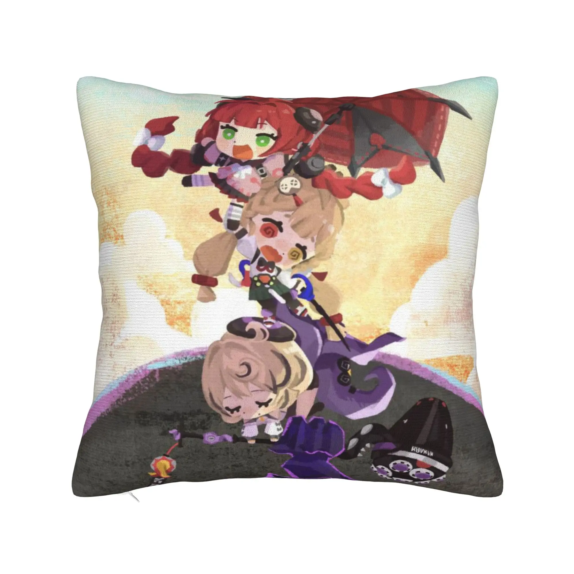 Decorative Pillowcases Zenless Zone Zero Accessories Car  Throw Pillow Case Cover Square Multi-Size