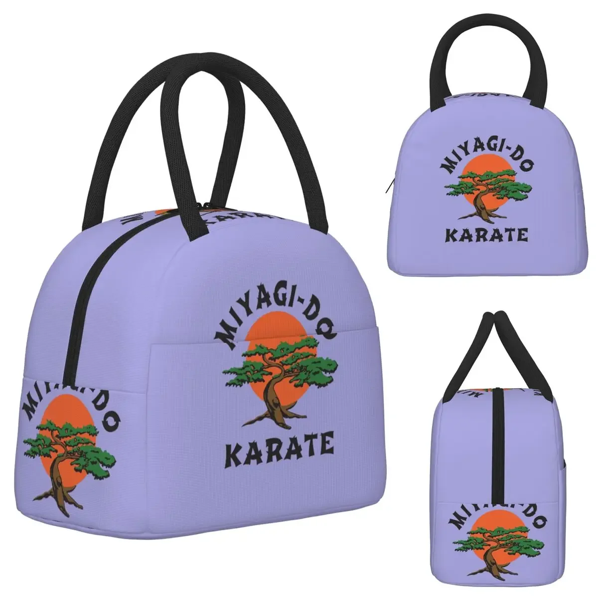 Miyagi Do Jo Karate Martial Insulated Lunch Bag for Kids School Cooler Thermal Food Box Tote Portable Lunch Boxes Container