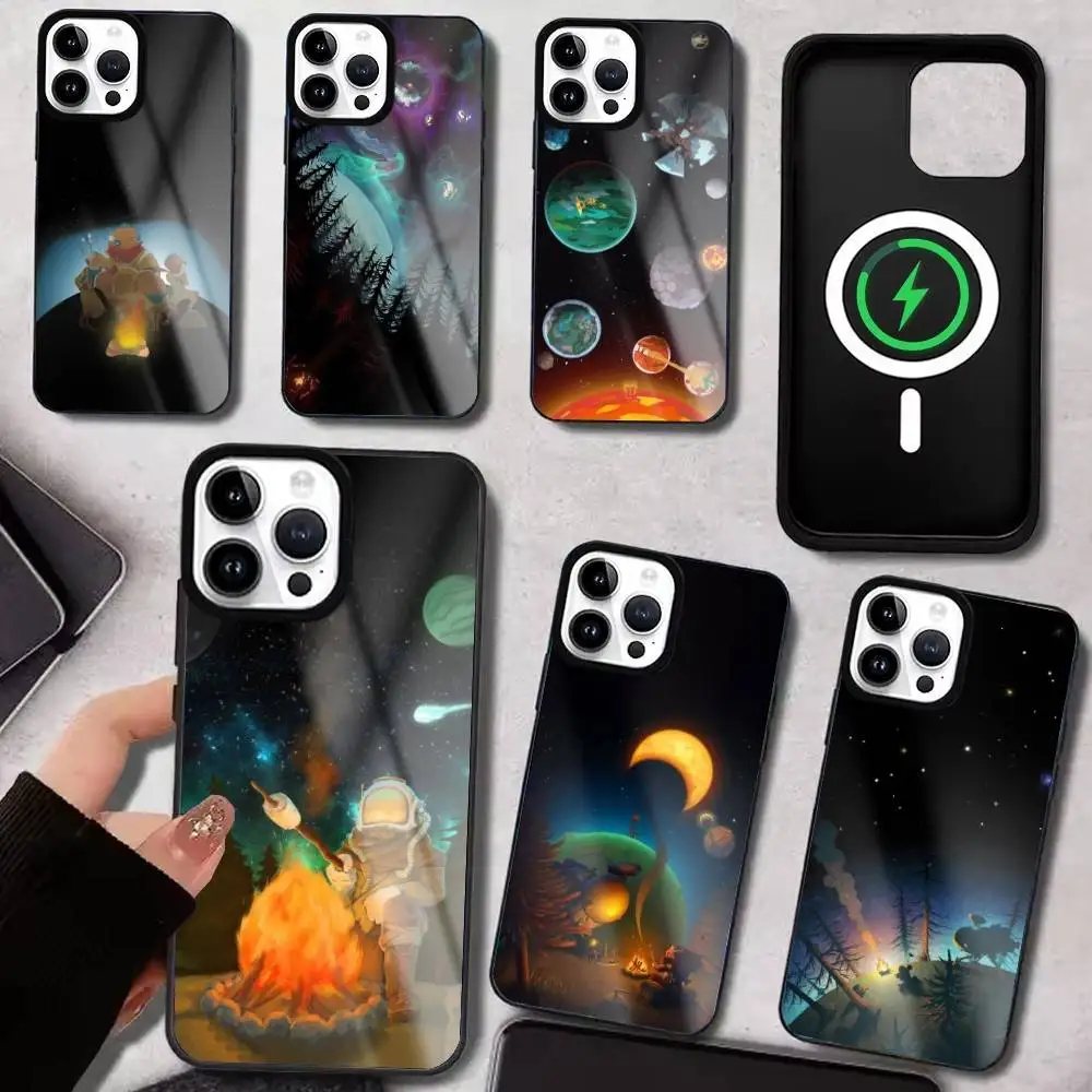 

Adventure Game O-Outer W-Wilds Phone Case For iPhone17,16,15,14,13,12,11 Plus,Pro Max For Magsafe Wireless Charging