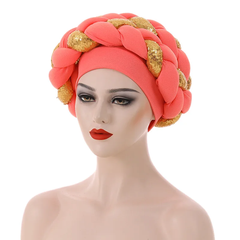 Ả Rập Bọc Hồi Giáo Khăn Hijabs Turbans Châu Phi Headtie Đầm Áo Ngực Nữ Đi Xếp Ly Bò Headwrap Phụ Kiện Tóc